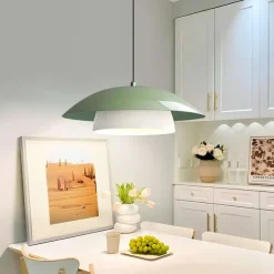Riippuvalaisin Linento Lighting 241701, mintunvihreä