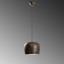 Riippuvalaisin Linento Lighting YOZGAT-N-1409-RETRO, Ø23cm, tummanruskea