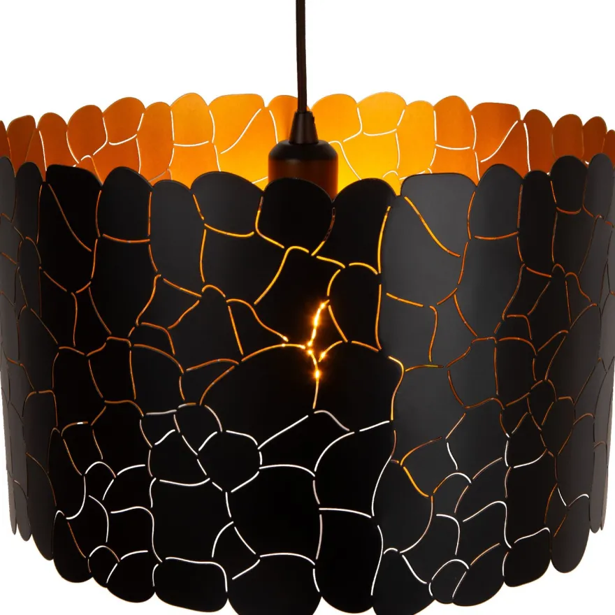 Riippuvalaisin Lucide Almelo, Ø40cm, IP20, musta