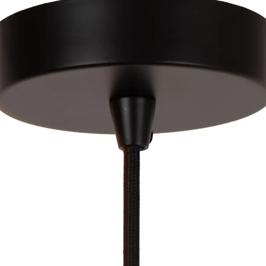 Riippuvalaisin Lucide Almelo, Ø40cm, IP20, musta