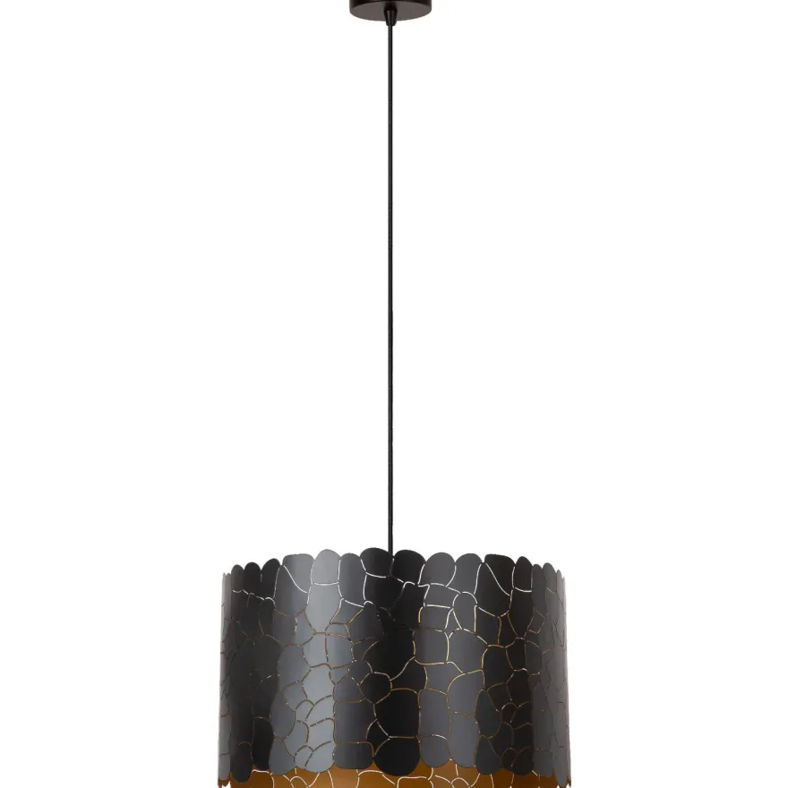 Riippuvalaisin Lucide Almelo, Ø40cm, IP20, musta