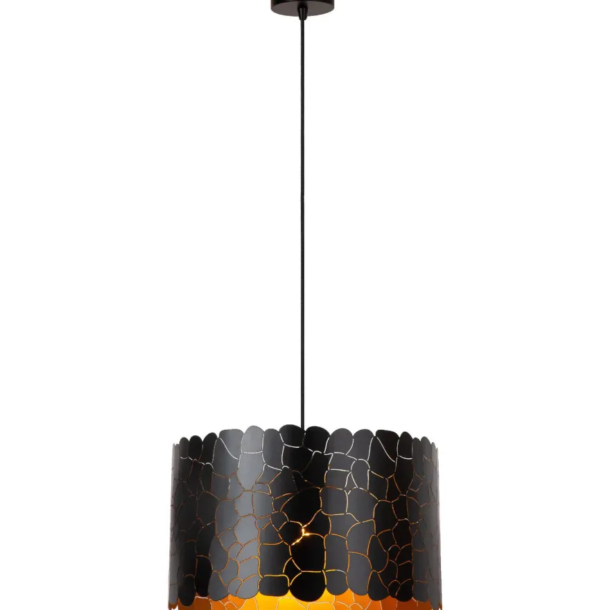Riippuvalaisin Lucide Almelo, Ø40cm, IP20, musta