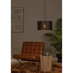 Riippuvalaisin Lucide Almelo, Ø40cm, IP20, musta
