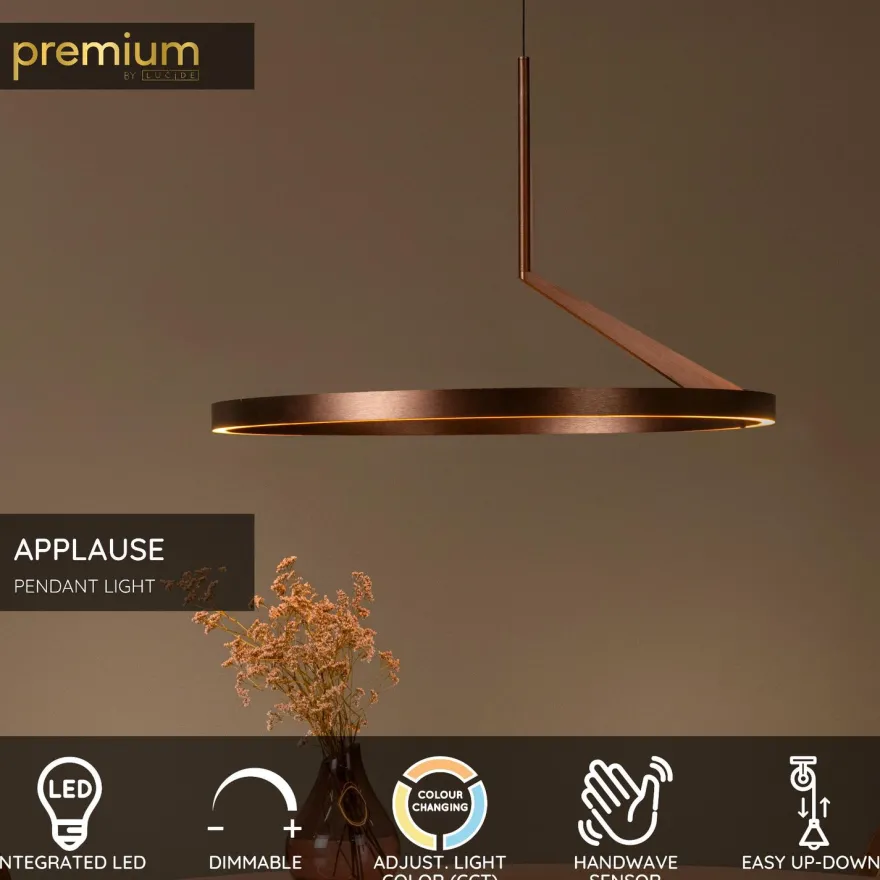 Riippuvalaisin Lucide Applause, Ø60cm, IP20, 32W, eri värejä