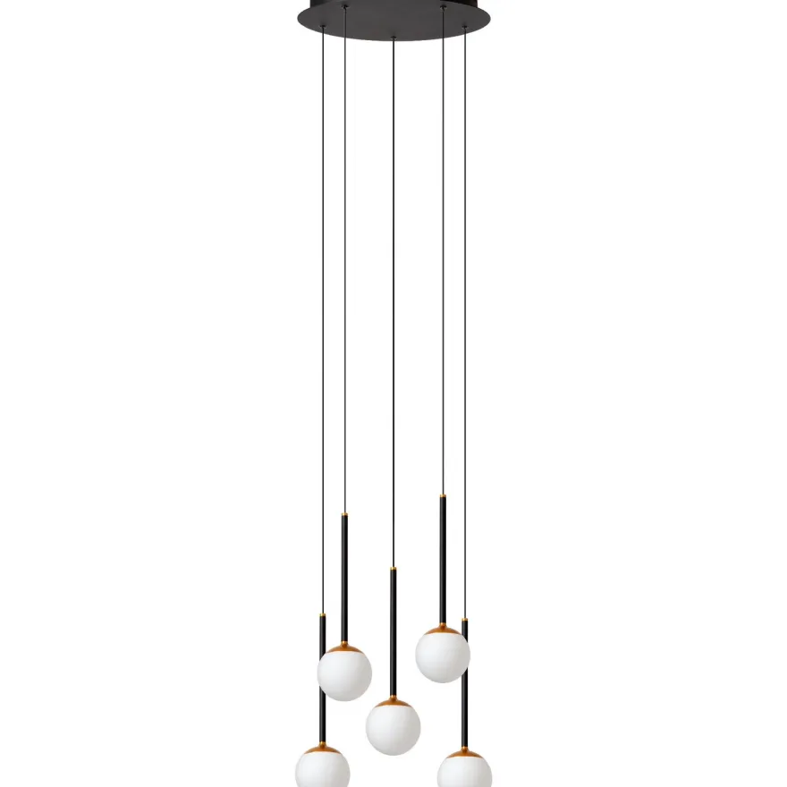 Riippuvalaisin Lucide Calina, Ø41.9cm, IP20, 7.4W, musta