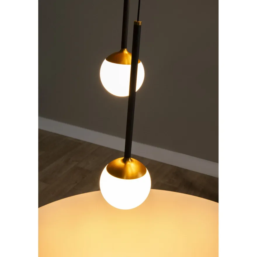 Riippuvalaisin Lucide Calina, Ø41.9cm, IP20, 7.4W, musta