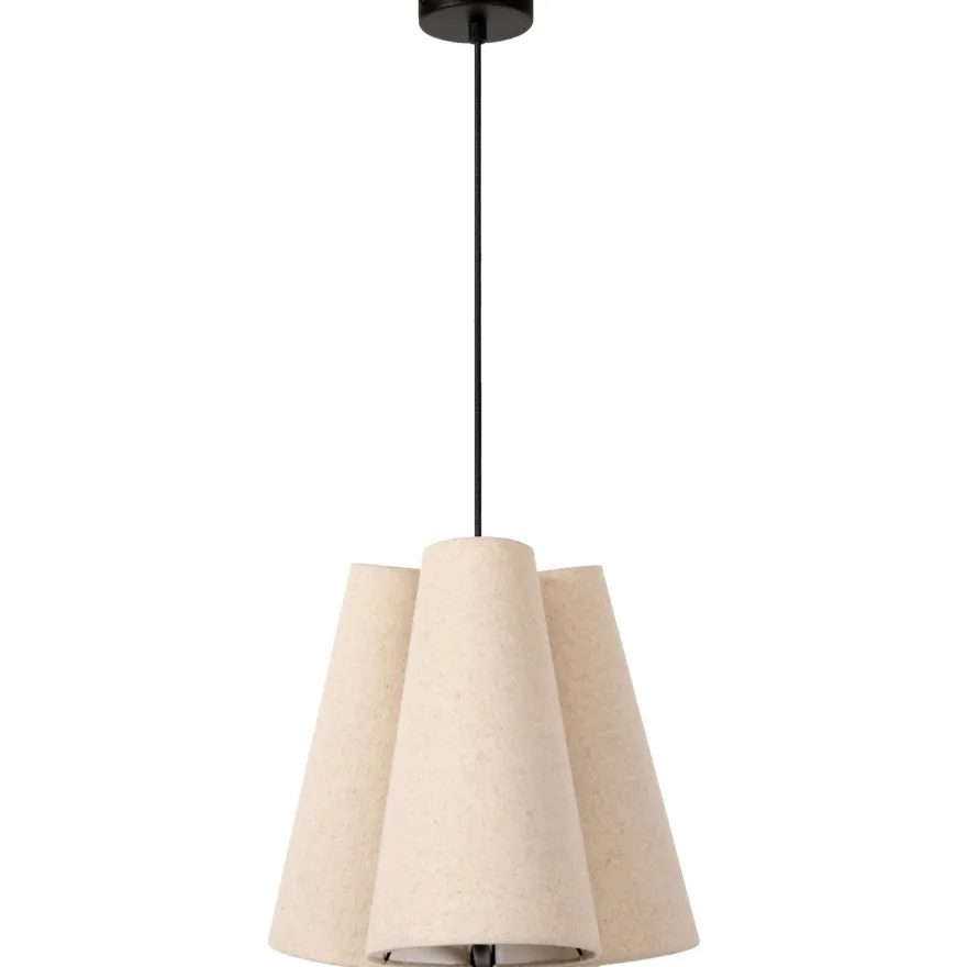 Riippuvalaisin Lucide Gregory, Ø34.3cm, IP20, beige