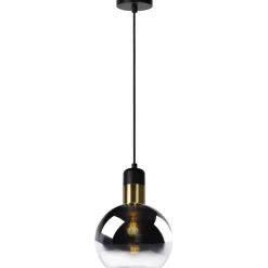 Riippuvalaisin Lucide Julius, Ø20 cm, savunharmaa
