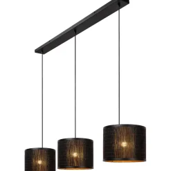 Riippuvalaisin Lucide Tagalog, Ø40cm, IP20, musta