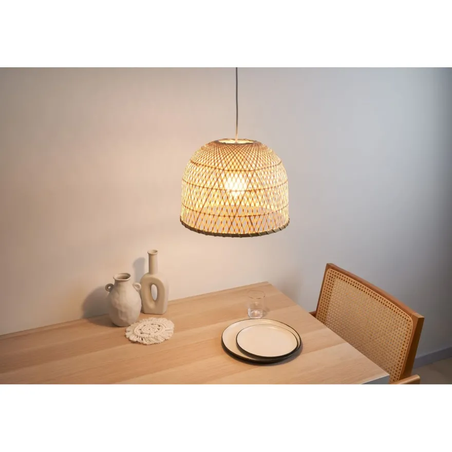 Riippuvalaisin Paulmann Pauleen Woody Pearl, 33cm, E27, beige