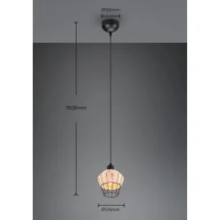 Riippuvalaisin Trio Borka, 1-os. 17,5cm, E27, eri värejä