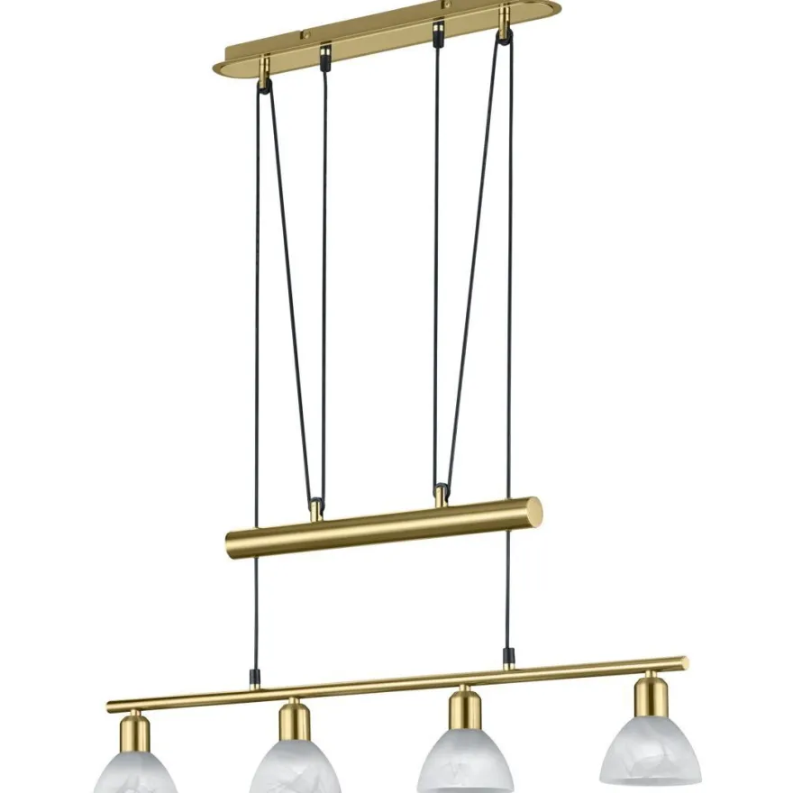 Riippuvalaisin Trio Levisto, 805x110x1600 mm, 4-osainen mattamessinki