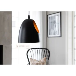 Riippuvalaisin Venture Home Elda, ø150cm, musta/kupari