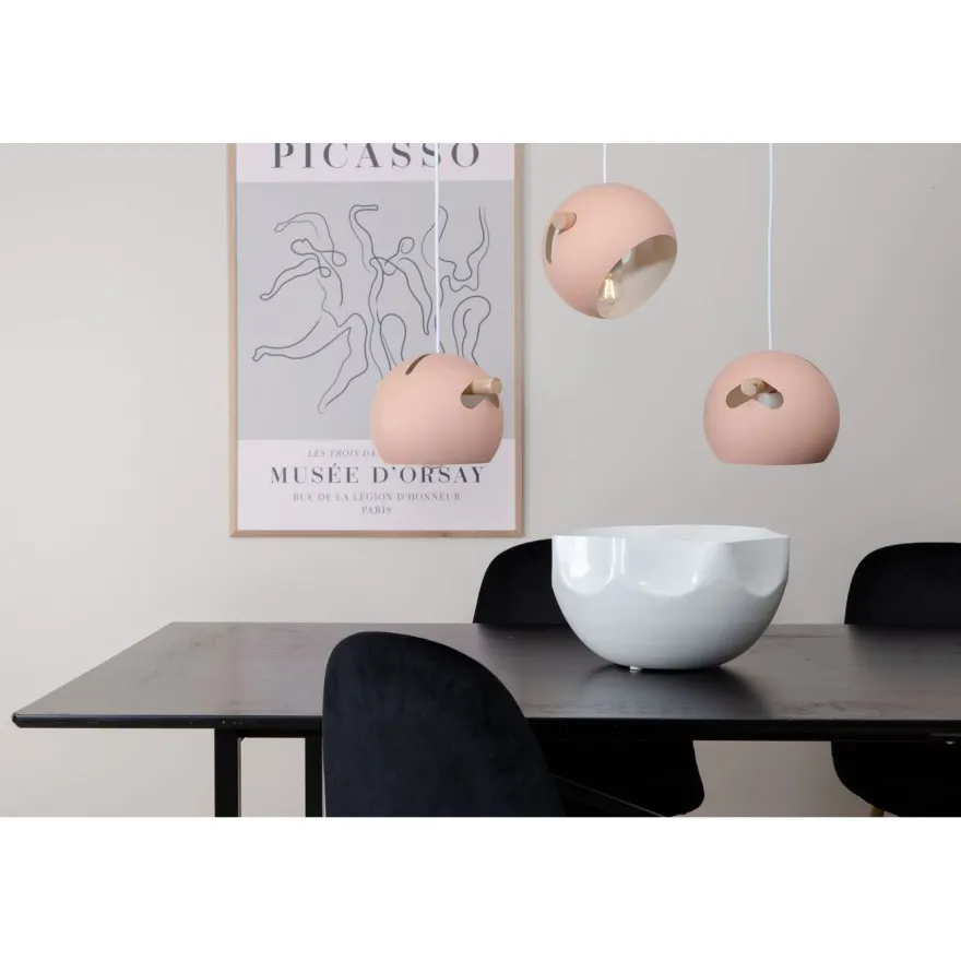 Riippuvalaisin Venture Home Tubbie, ø23cm, 3-osainen, vaaleanpunainen