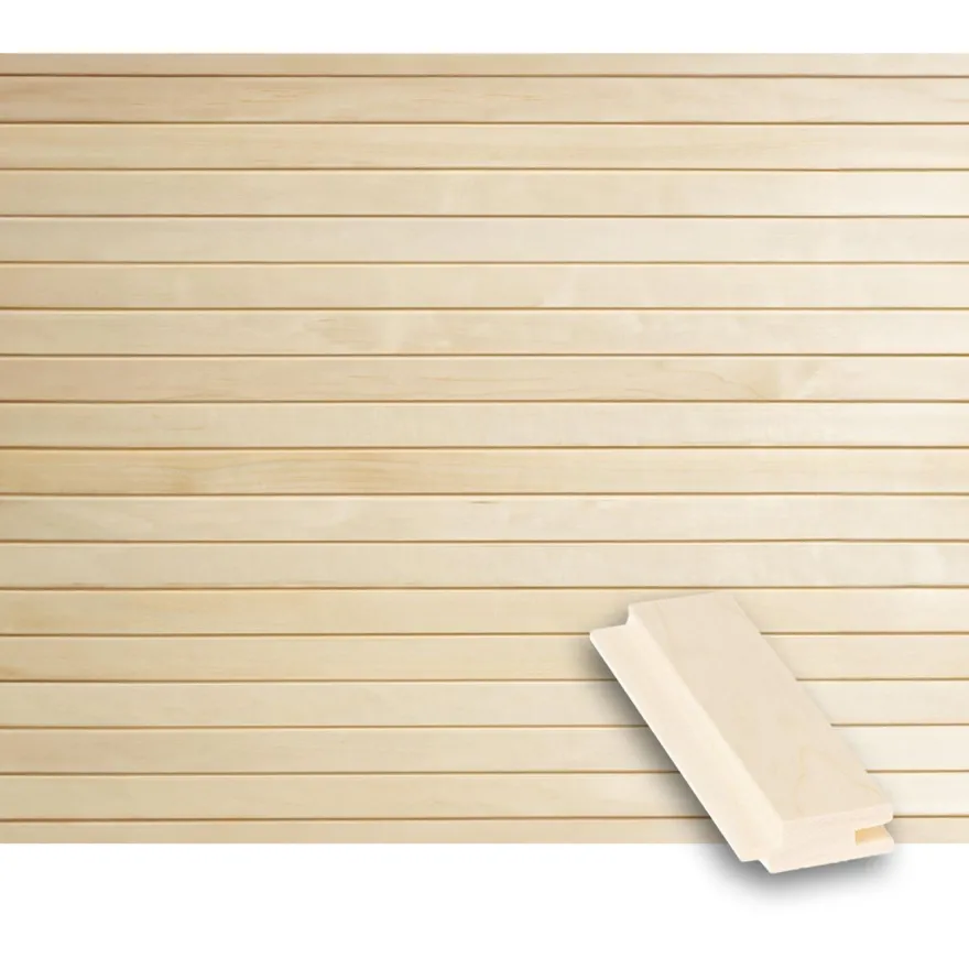 Rima Tuuli Sauna STS4 15x45mm, haapa, puuvalmis