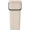 Roska-astia 40 L Brabantia Sort & Go, pehmeä beige