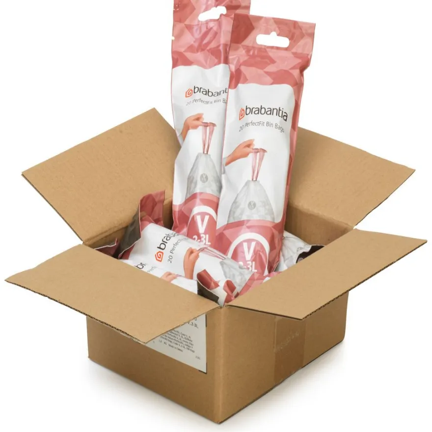 Roskapussi Brabantia PerfectFit V, 3L, 200kpl