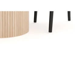 Ruokailuryhmä Kopparbo, 106cm jatkettava, 4 Dastoori ruokatuolia, beige (00722)