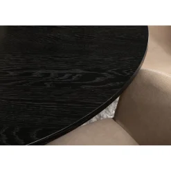 Ruokailuryhmä Venture Home, ⌀110cm Bianca-pöytä + 4 beigeä Berit-tuolia