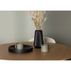 Ruokailuryhmä Venture Home, ⌀120cm Yakidon-pöytä + 4 beigeä Lilja-tuolia