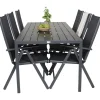 Ruokailuryhmä Venture Home, 205x90cm Break-pöytä + 6 Break-säätötuolia