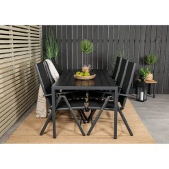 Ruokailuryhmä Venture Home, 205x90cm Break-pöytä + 6 Break-säätötuolia