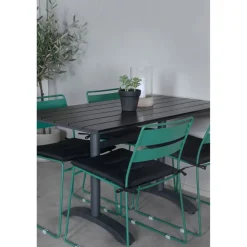 Ruokailuryhmä Venture Home, 120x70cm Denver-pöytä + 4 Lina-tuolia