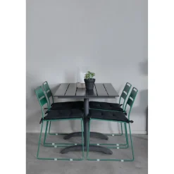 Ruokailuryhmä Venture Home, 120x70cm Denver-pöytä + 4 Lina-tuolia