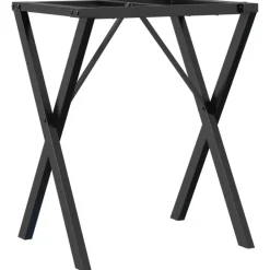Ruokapöydän jalat X-muoto 60x50x73 cm valurauta (57905)