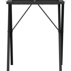 Ruokapöydän jalat X-muoto 60x50x73 cm valurauta (57905)