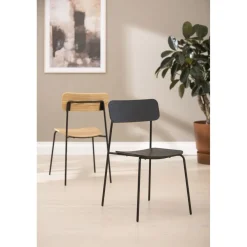 Ruokapöydän tuoli Huoku Taavi, saarniviilu, 2kpl
