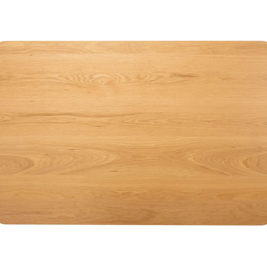 Ruokapöytä Home4You ROXBY 120x80xK76 cm, tammi/musta, ruskea