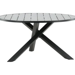 Ruokapöytä Venture Home Parma, ø140cm, tummanharmaa