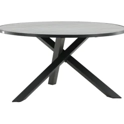 Ruokapöytä Venture Home Parma, ø140cm, tummanharmaa
