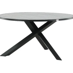Ruokapöytä Venture Home Parma, ø140cm, tummanharmaa