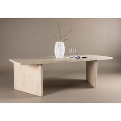 Ruokapöytä Vind Skagen, 240x100cm, beige