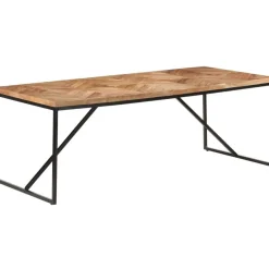 Ruokapöytä 200x90x76 cm täysi akaasia- ja mangopuu