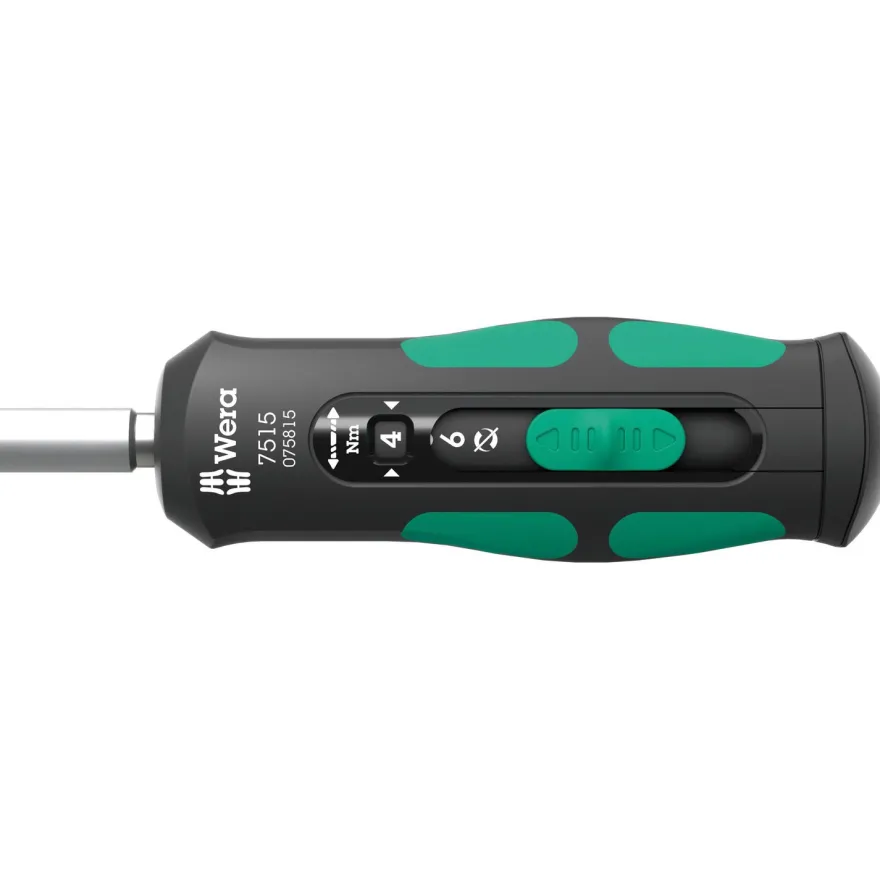 Ruuvimeisseli Wera 7515 Kraftform Safe-Torque Speed, 2–6 Nm