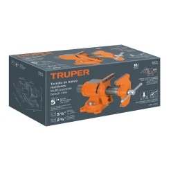 Ruuvipenkki Truper 125mm, kääntyvällä jalustalla