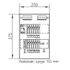Ryhmäkeskus pinta UTU Pointer 3412 V 35A IP30 PS