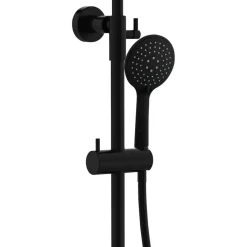 Sadesuihkusetti Bathlife Brusa, termostaattihanalla, suihkupää ⌀240mm, matta musta