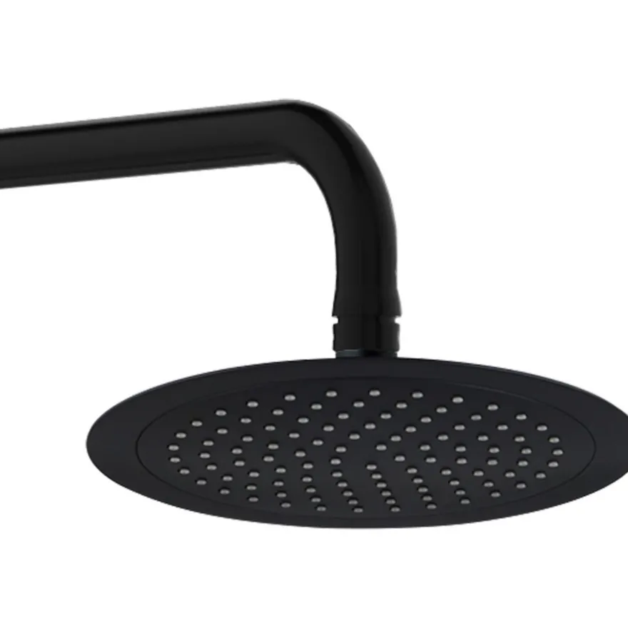 Sadesuihkusetti Bathlife Brusa, termostaattihanalla, suihkupää ⌀240mm, matta musta