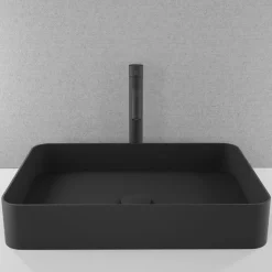 Sadesuihkusetti + korkea pesuallashana + suorakulmainen malja-allas + pohjaventtiili Scandtap 20092