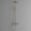Sadesuihkusetti Scandtap Steel Pleasure 2, termostaattihanalla, Champagne