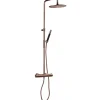 Sadesuihkusetti Tapwell TVM7200 Copper, termostaattihanalla, suihkupää ⌀250mm, kiiltävä kupari
