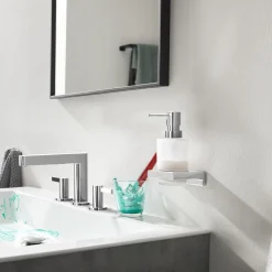 Saippua-annostelija Hansgrohe AddStoris Q, seinäasennus, eri värejä