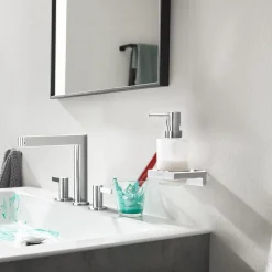 Saippua-annostelija Hansgrohe AddStoris Q, seinäasennus, eri värejä