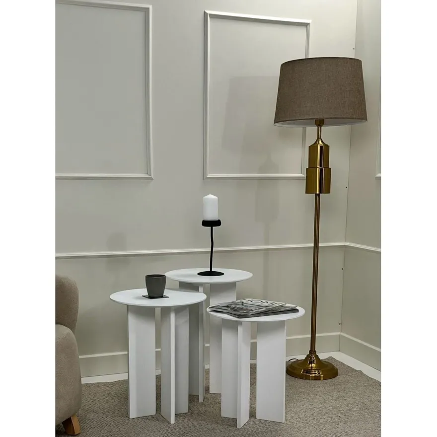 Sarjapöytä Linento Furniture Leo (55 + 50 + 45)