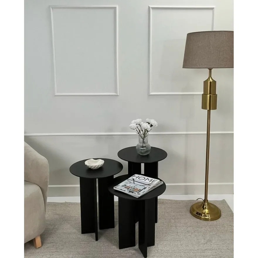 Sarjapöytä Linento Furniture Leo (55 + 50 + 45)