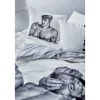 Satiinipussilakanasetti Finlayson Tom of Finland Together, musta/valkoinen